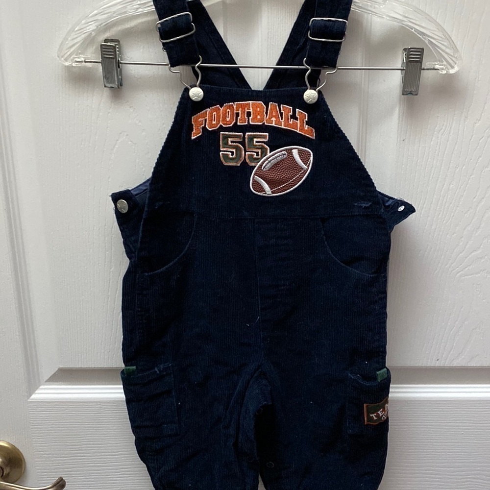 T baby boys Fisher Price blue corduroy romper 18 mos